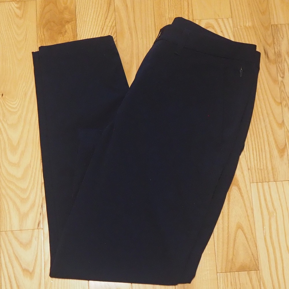 Lululemon ABC Slim-Fit Trouser 30"L Men's Size 33 Navy WovenAir Lightweight Tech
